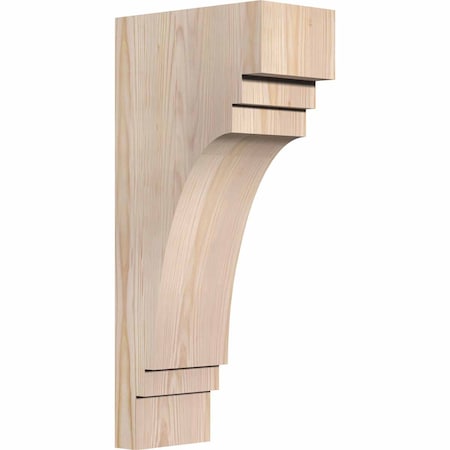 Ekena Millwork Pescadero Smooth Corbel, Douglas Fir, 5 1/2"W x 10"D x 22"H COR06X10X22PEC00SDF